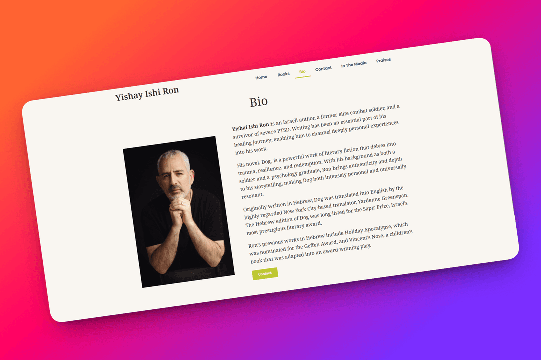 ishay ishi ron  website